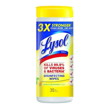 Lysol Lysol Lemon & Lime Blossom Scent Disinfecting Wipes 35 ct 1 pk 1920081145